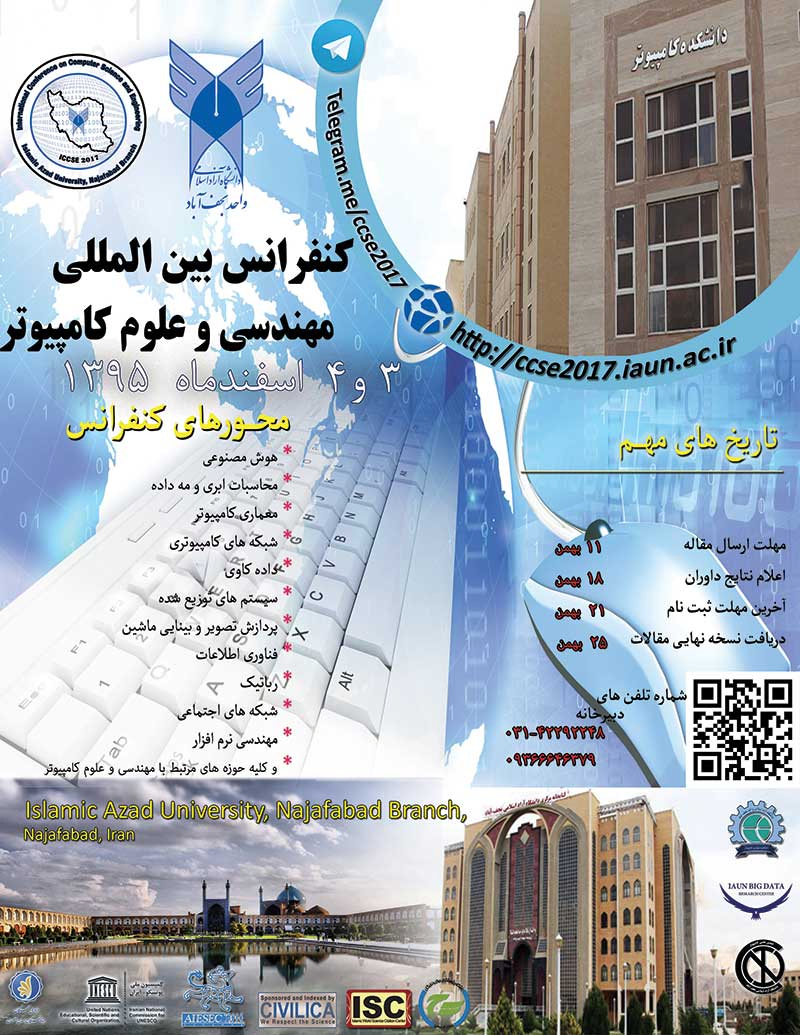 پوستر مجموعه مقالات کنفرانس بین المللی مهندسی و علوم کامپیوتر