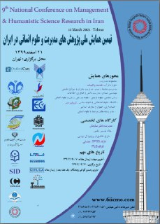 پوستر مجموعه مقالات نهمین همایش ملی پژوهش های مدیریت و علوم انسانی در ایران