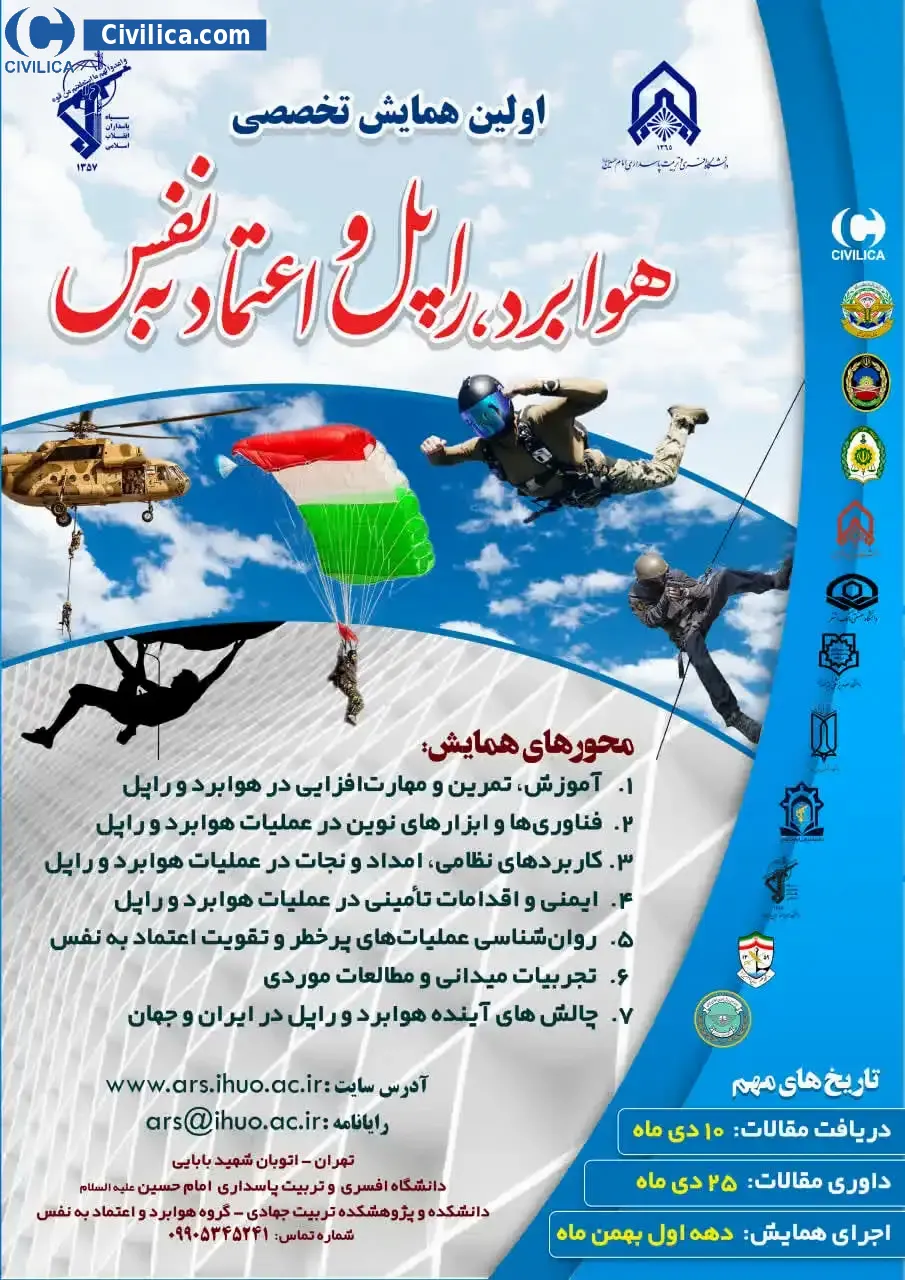 پوستر اولین همایش تخصصی راپل و اعتماد به نفس