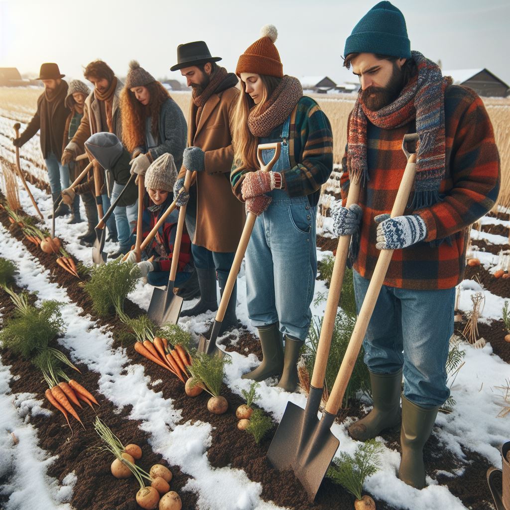کاشت محصولات کشاورزی در زمستان علمی جو
